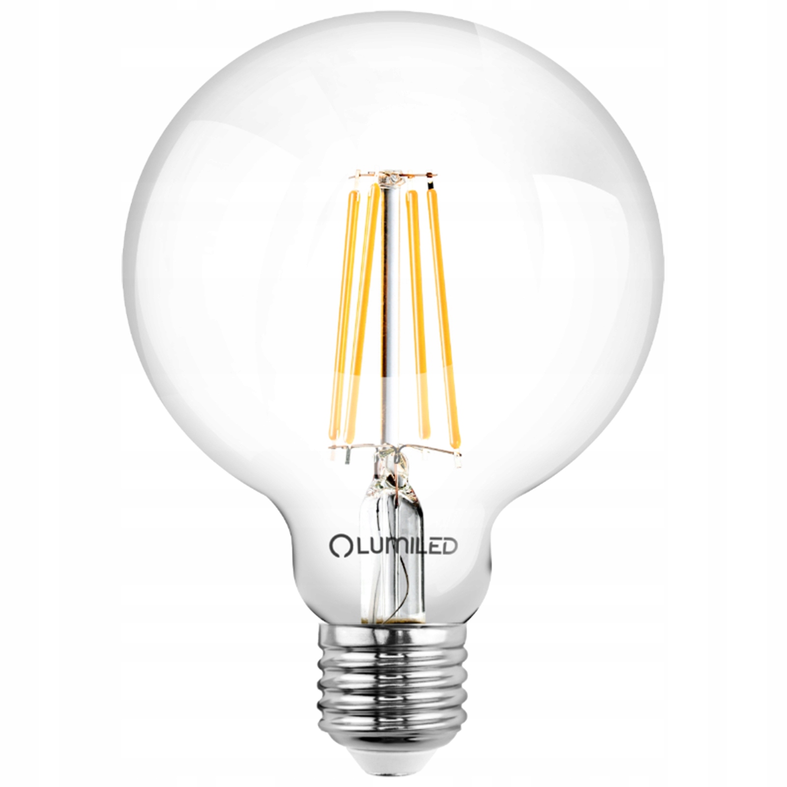 3x Żarówka LED E27 G95 8W Filament Globe LUMILED Kod producenta ozdobna duża kula