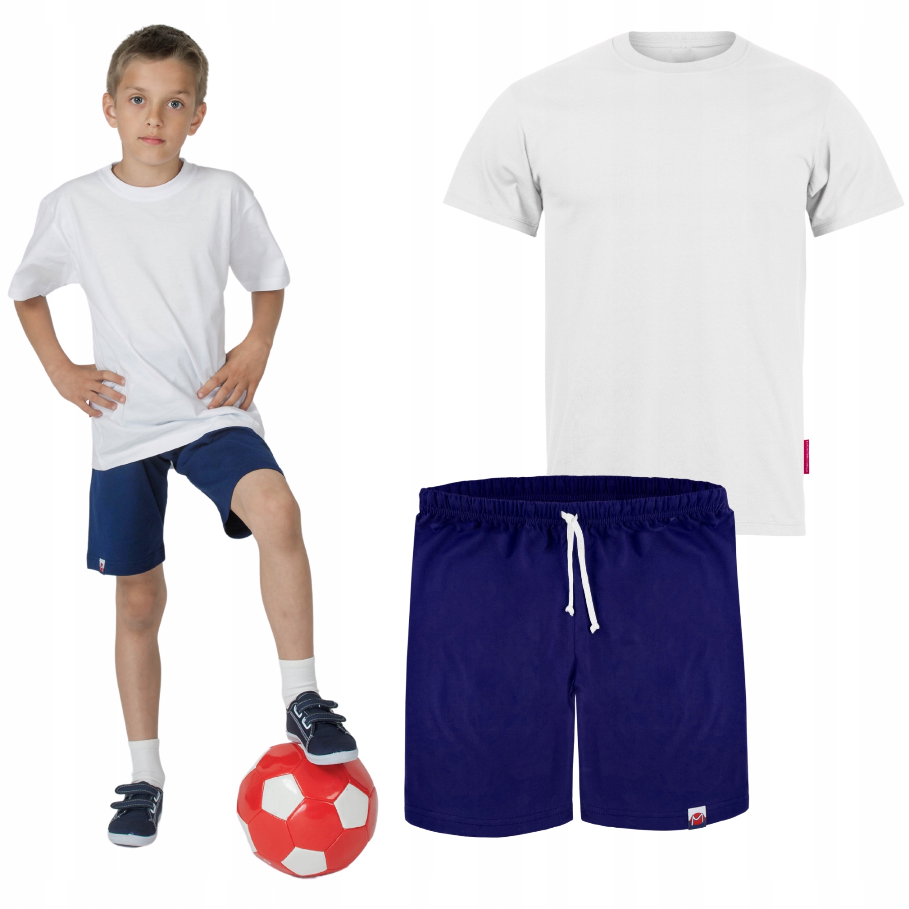 STRÓJ GIMNASTYCZNY KOMPLET SPORTOWY strój WF CHŁOPIEC 158 Marcinkowski Marka Marcinkowski