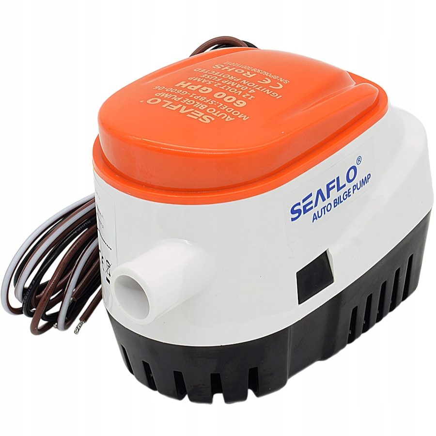 POMPA POMPKA ZĘZOWA 12V DO ŁODZI JACHTU BASENU AUTOMATYCZNA SEAFLO 38l/min