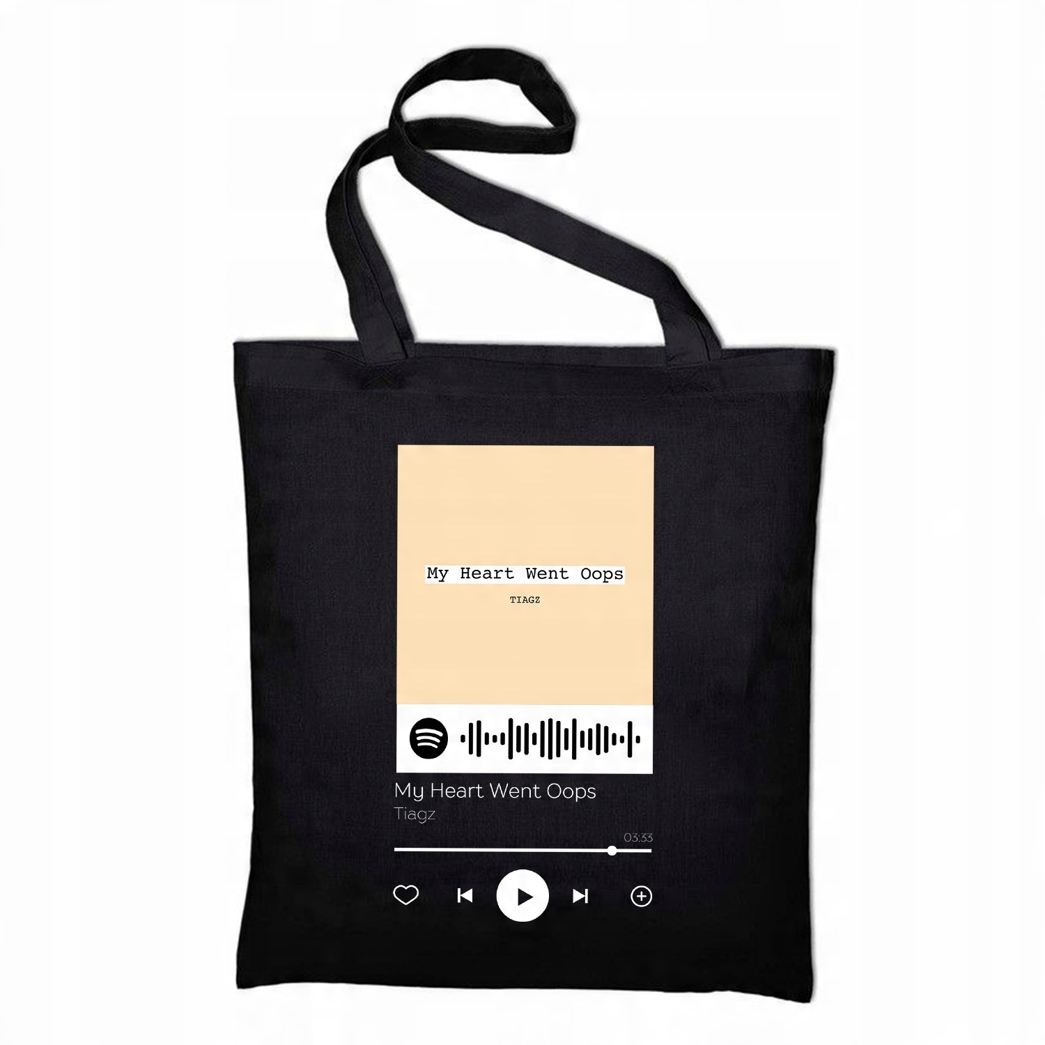 

Torba Ekologiczna Czarna Tiagz wzór Spotify 17