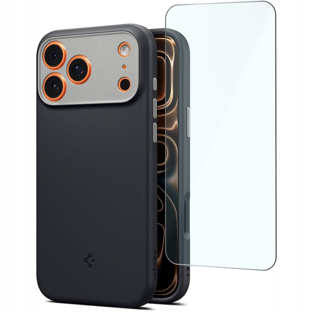 Etui do iPhone 17 Pro Max, Spigen Nano Pop do MagSafe, stylowy case szkło