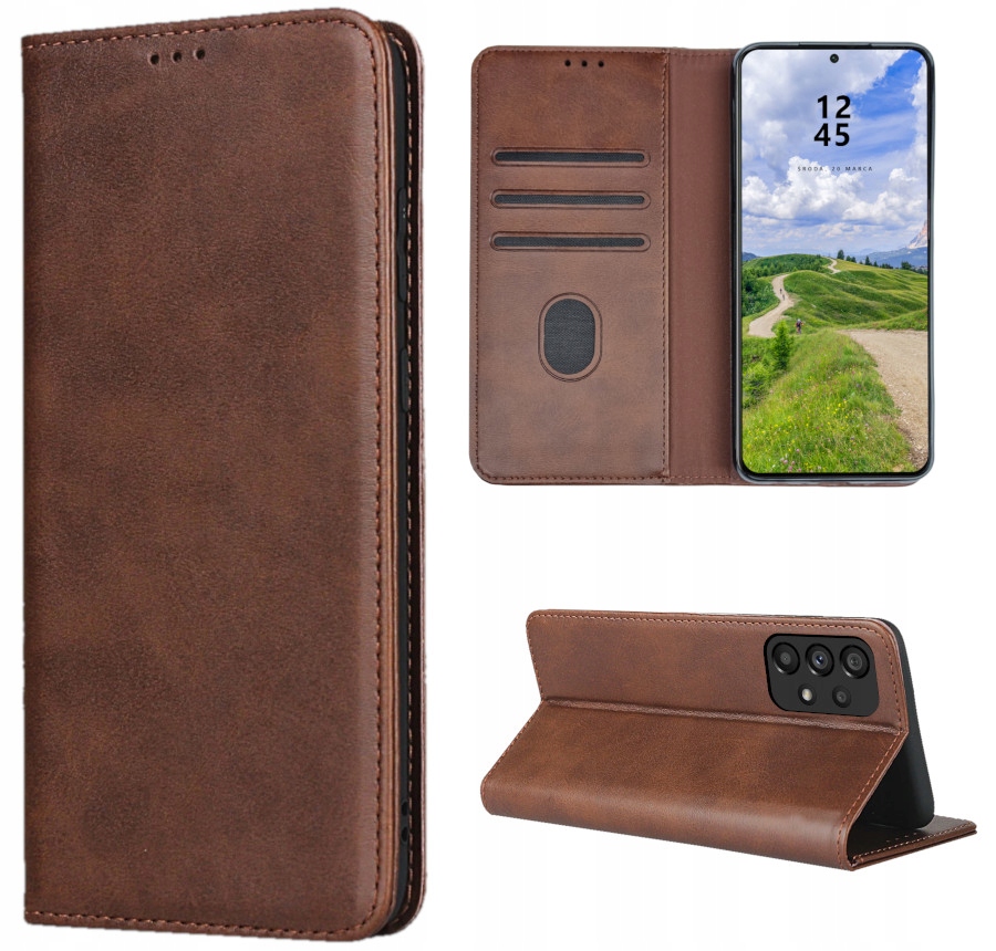 

Etui do Samsung A53 5G Skórzane Premium Case Szkło
