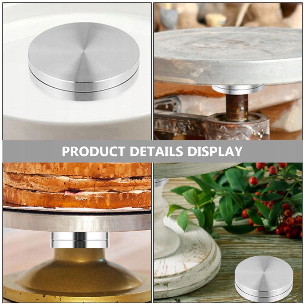 2 SZT. OBROTOWE PODSTAWKI NA CIASTA ZE STOPU ALUMINIUM Kod producenta OL5D467