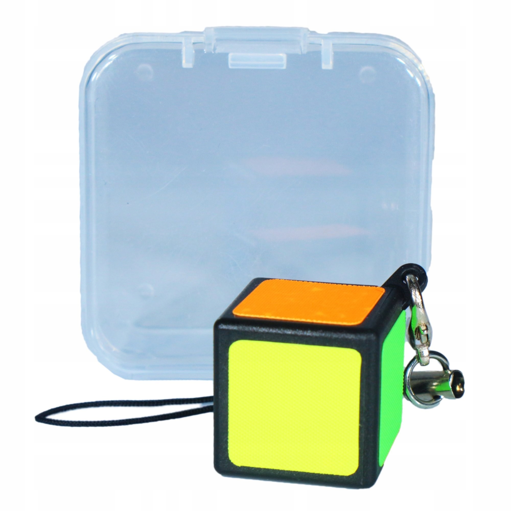 1x1x1 Keychain cube Czarna