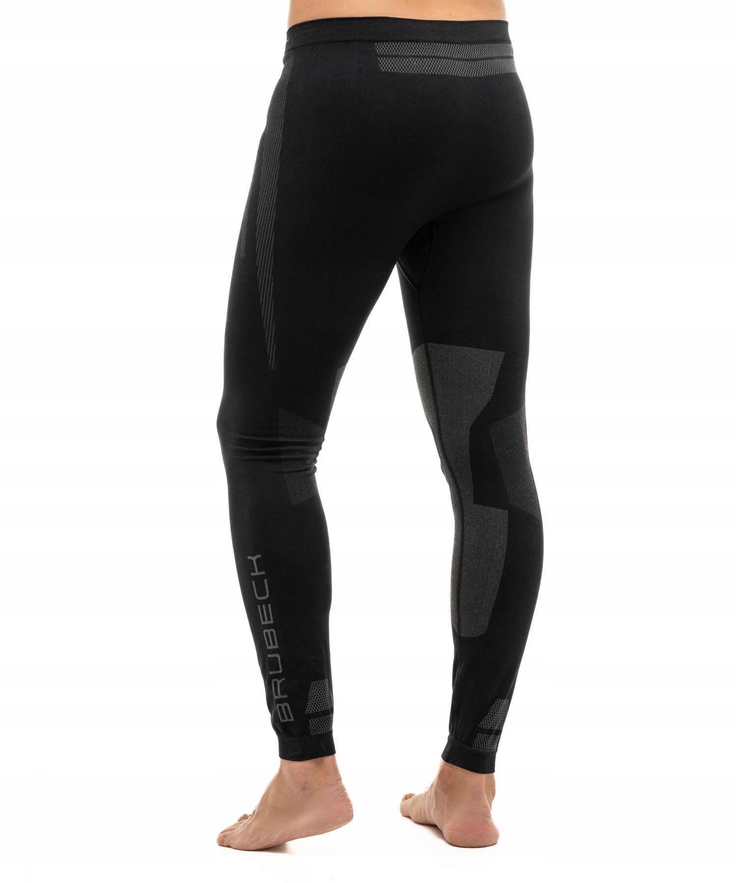 BIELIZNA MĘSKA TERMICZNA BRUBECK DRY KOMPLET BLUZA I SPODNIE S Kolor dodatkowy szary