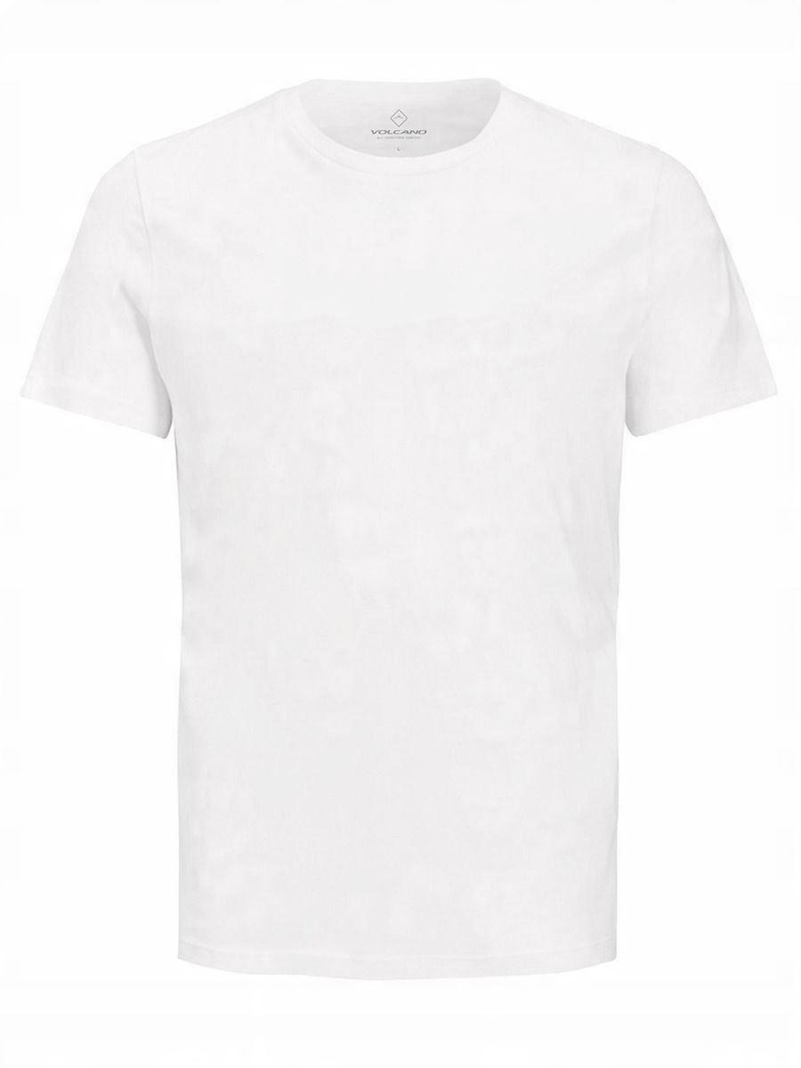

Gładka Koszulka Męska Volcano T-basic, XL
