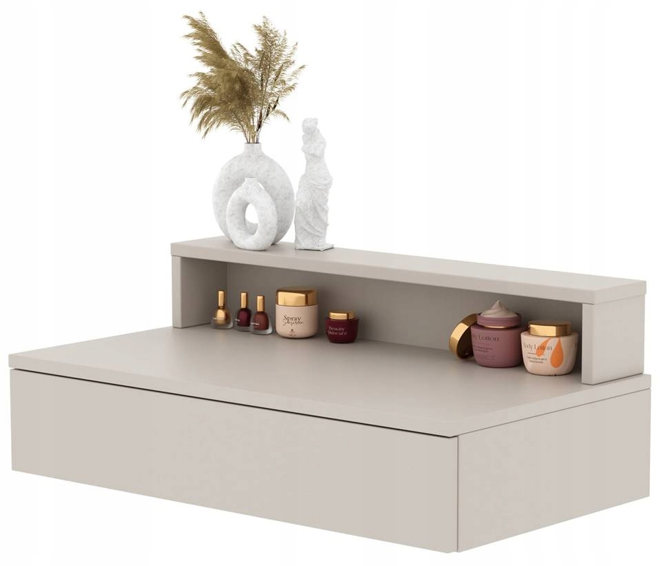 Toaletná Konzola Lena Plus Závesný Kašmír 75 CM Polička