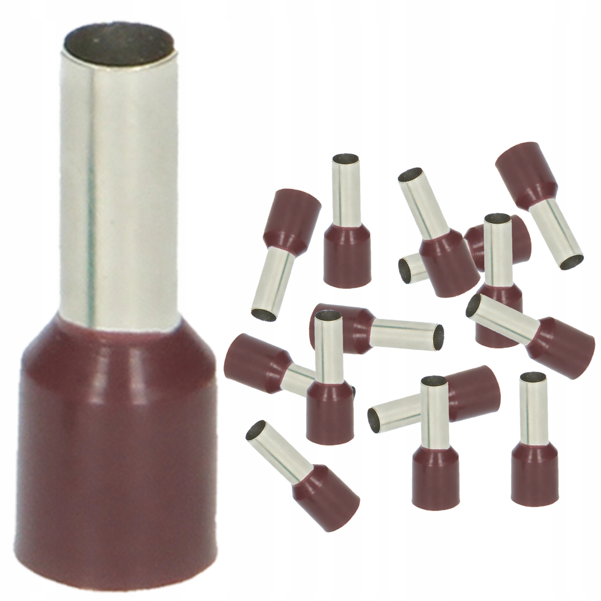 

Tulejki Izolowane Kablowe 10mm² x 12mm 100 Sztuk