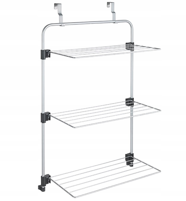 Markowa Suszarka Na Pranie Na Drzwi Lub Kabinę Prysznicową Składana Swiss