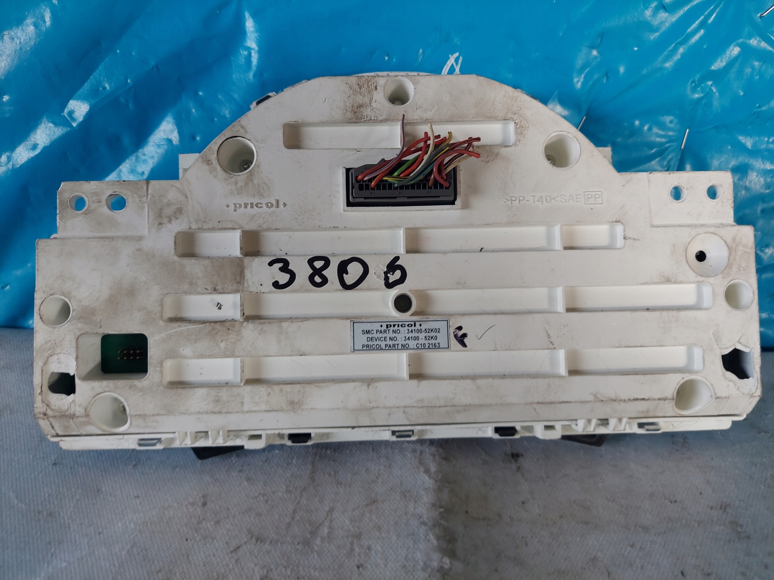 dials clock OPEL AGILA B 1.0 B 3410052K02