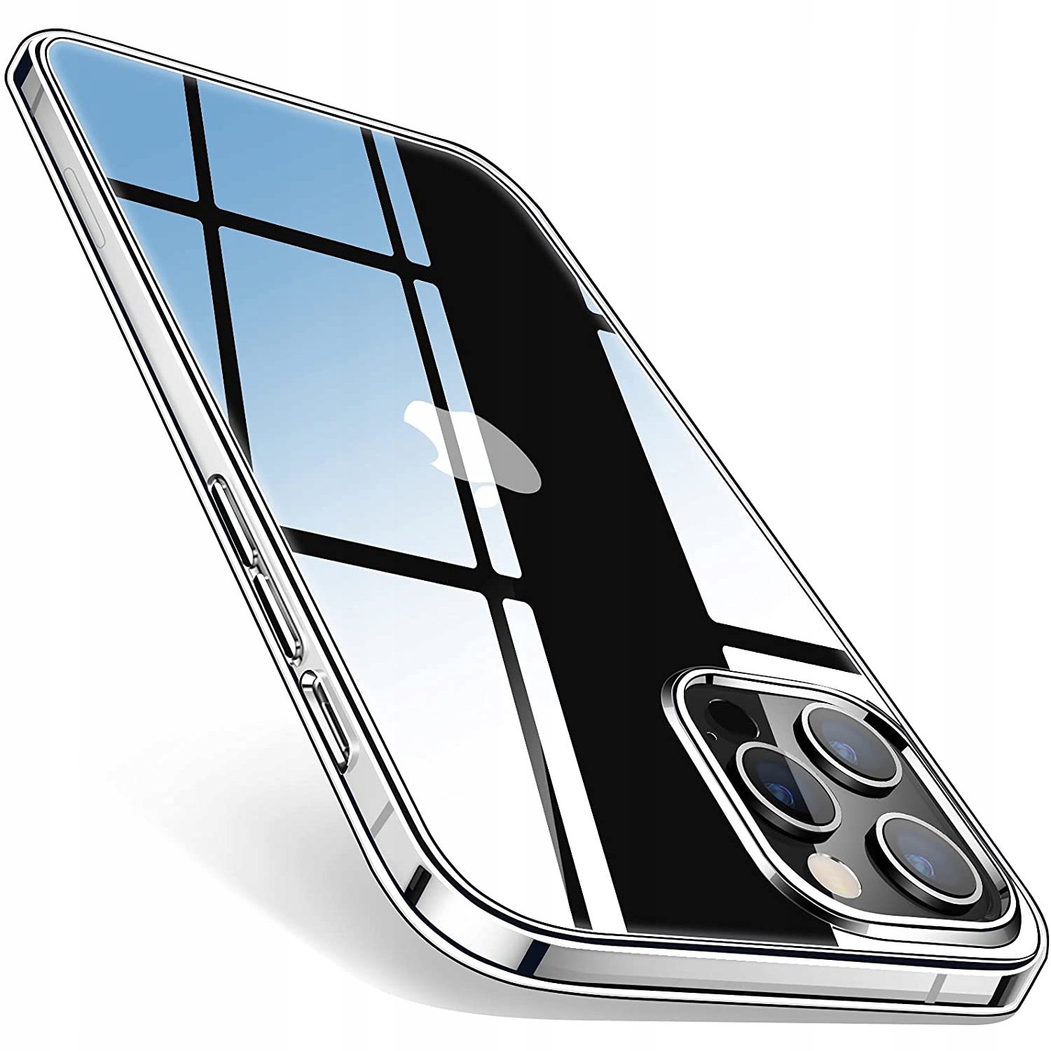 Plecki Hurtel do iPhone 12/12 Pro bezbarwne Kolor bezbarwny