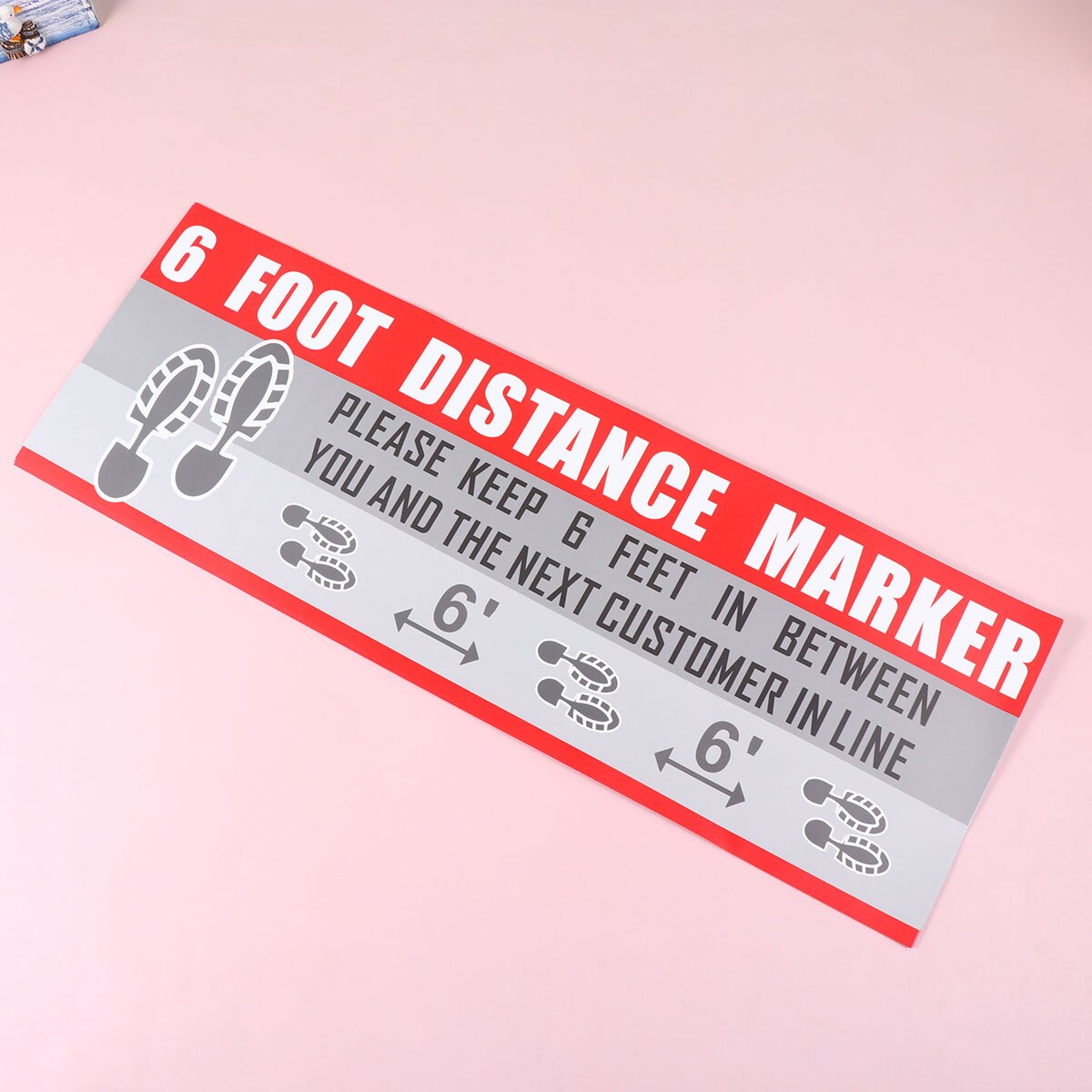 Расстояние социальный знак наклейка на пол дистан
