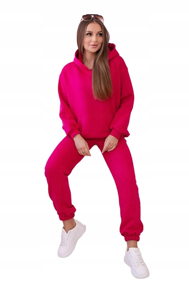 Bavlněný komplet s potiskem fuchsie
