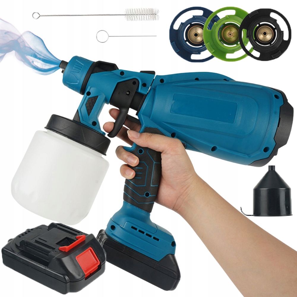 Bezdrátová Stříkací Pistole 1000 ML 250 W 3 Trysky