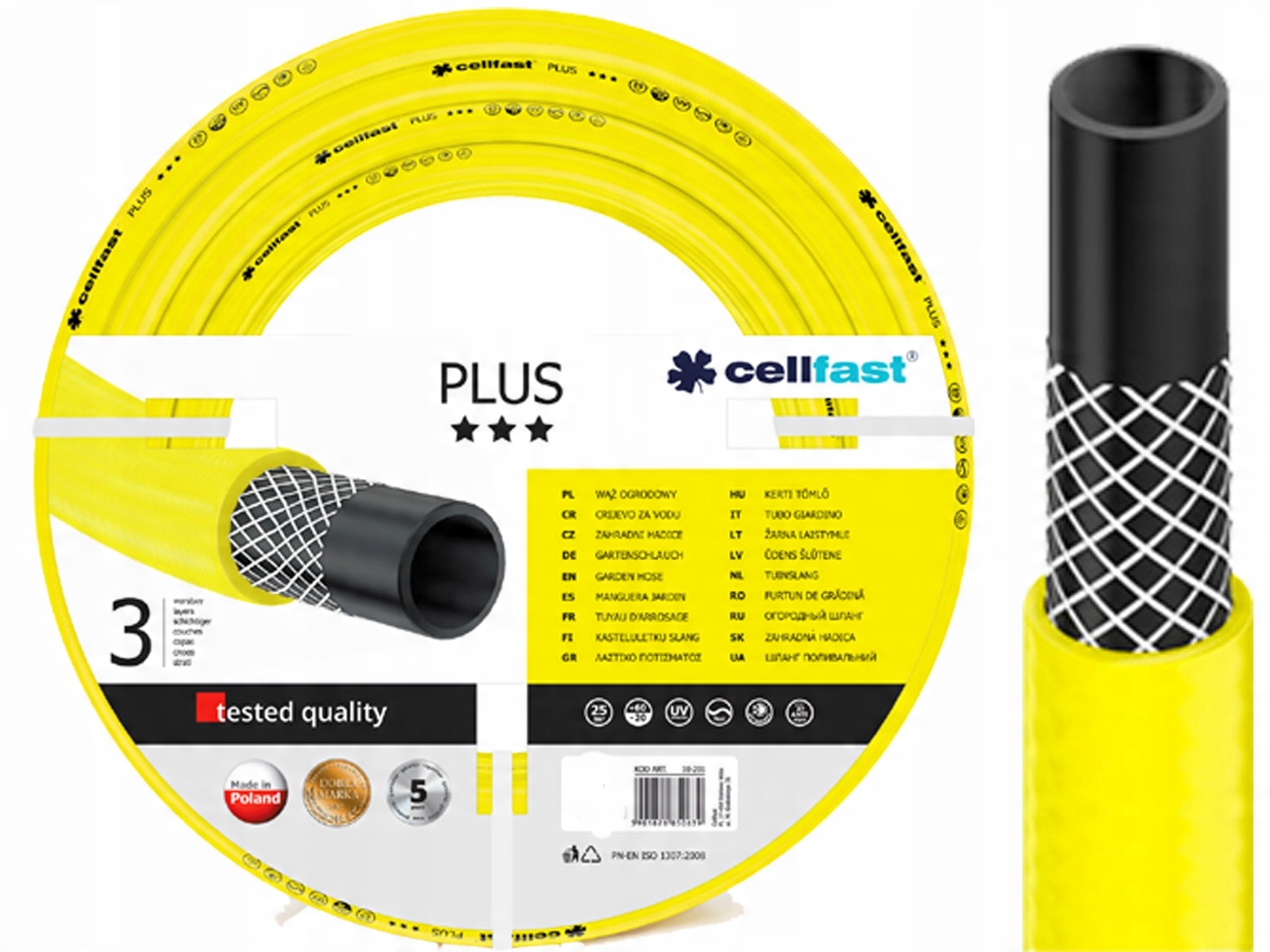 

Cellfast Wąż ogrodowy Plus 1/2" 25m