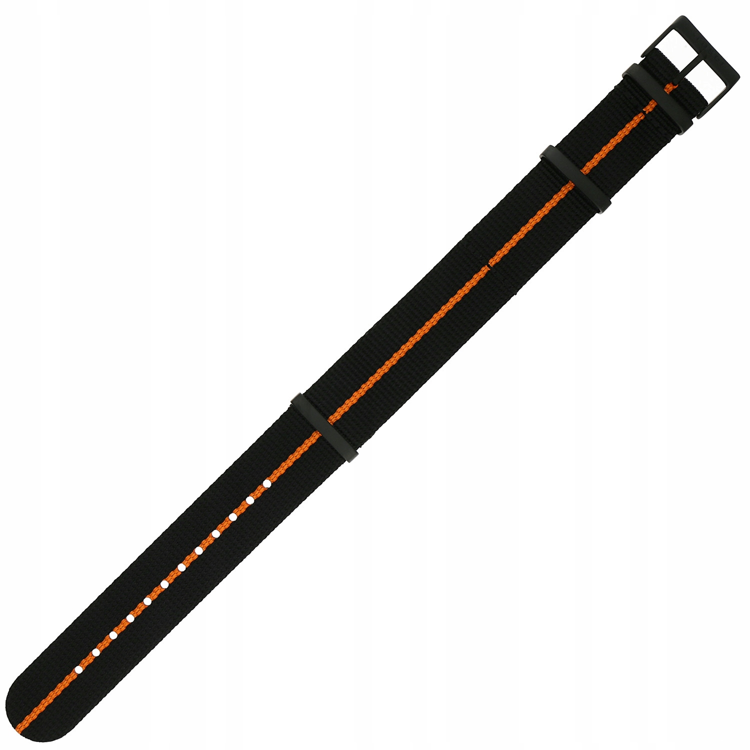 Pásek k hodinkám Traser TS-111058 černý, oranžový 22 mm