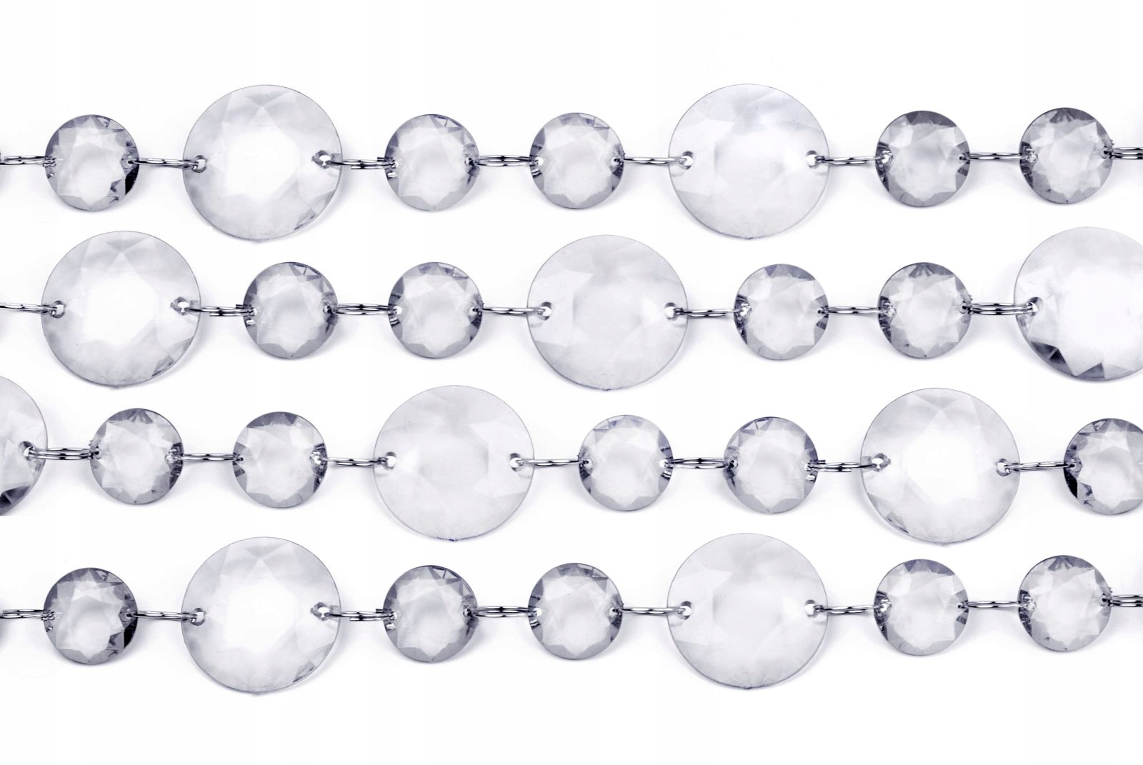 

Girlanda Kryształowa bezbarwna na wesele 100cm