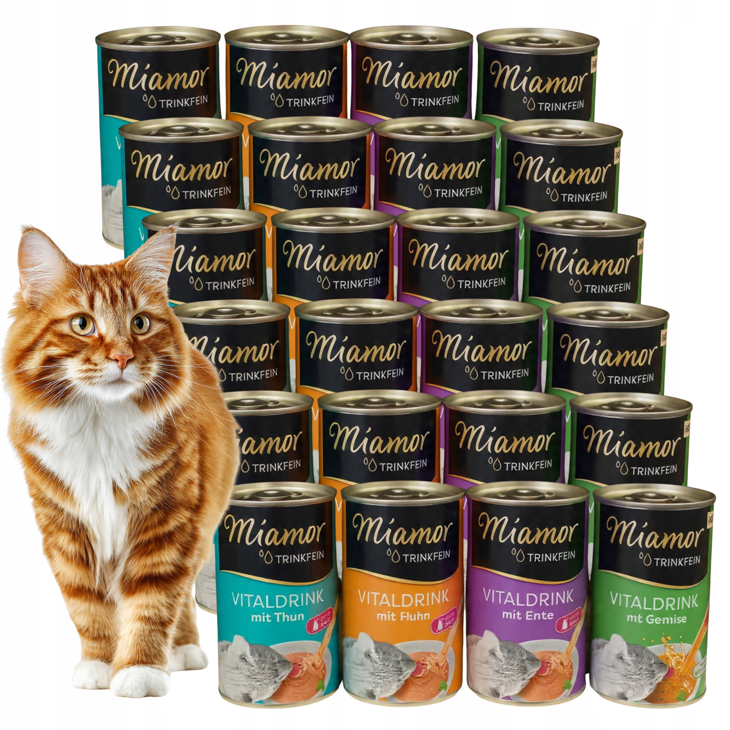 Miamor Vitaldrink MIX Smaków napój dla wybrednych kotów zupa 24 x 135ml