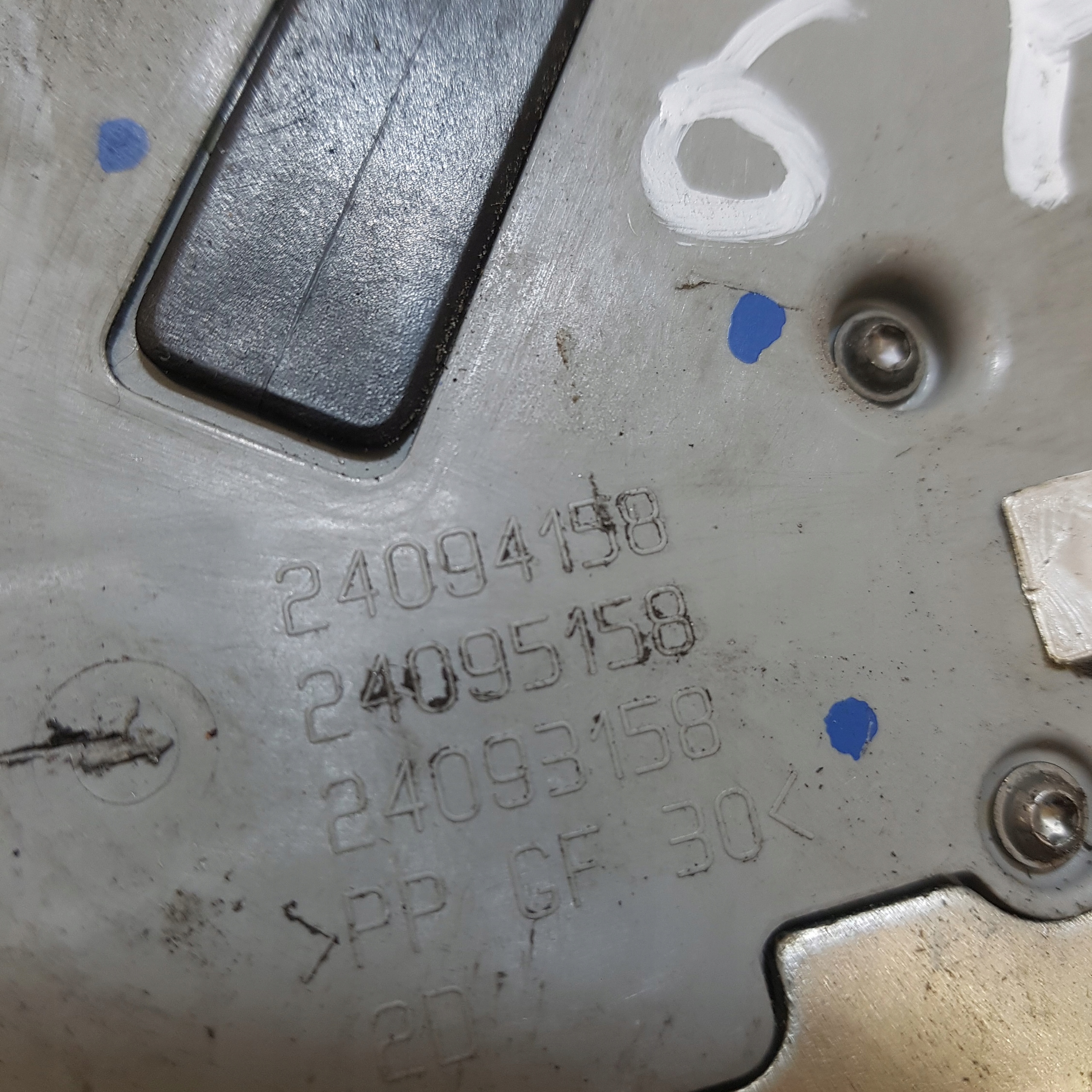 lock door right front CITROEN C4 GRAND PICASSO 6 PIN 24094158