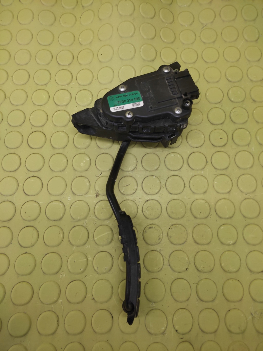 RENAULT MASTER 3 2.5 DCI PEDAL potentiometer Gas 7700314525