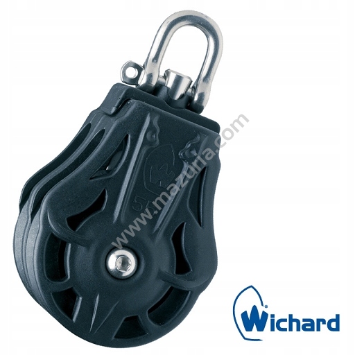 0763205 - ПОДВІЙНИЙ БЛОК + СЕРЕЖКА 45 МОТУЗКОВИЙ ШКІВ