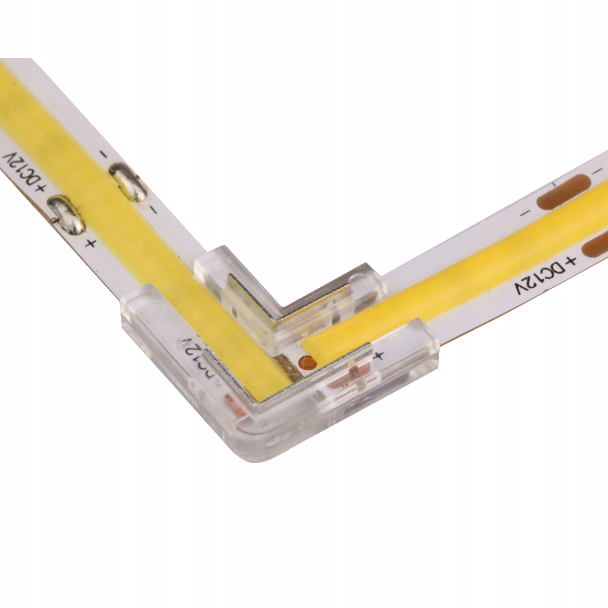 ZŁĄCZKA DO LED TAŚMA COB 8MM typ L KĄTOWA Typ złączka