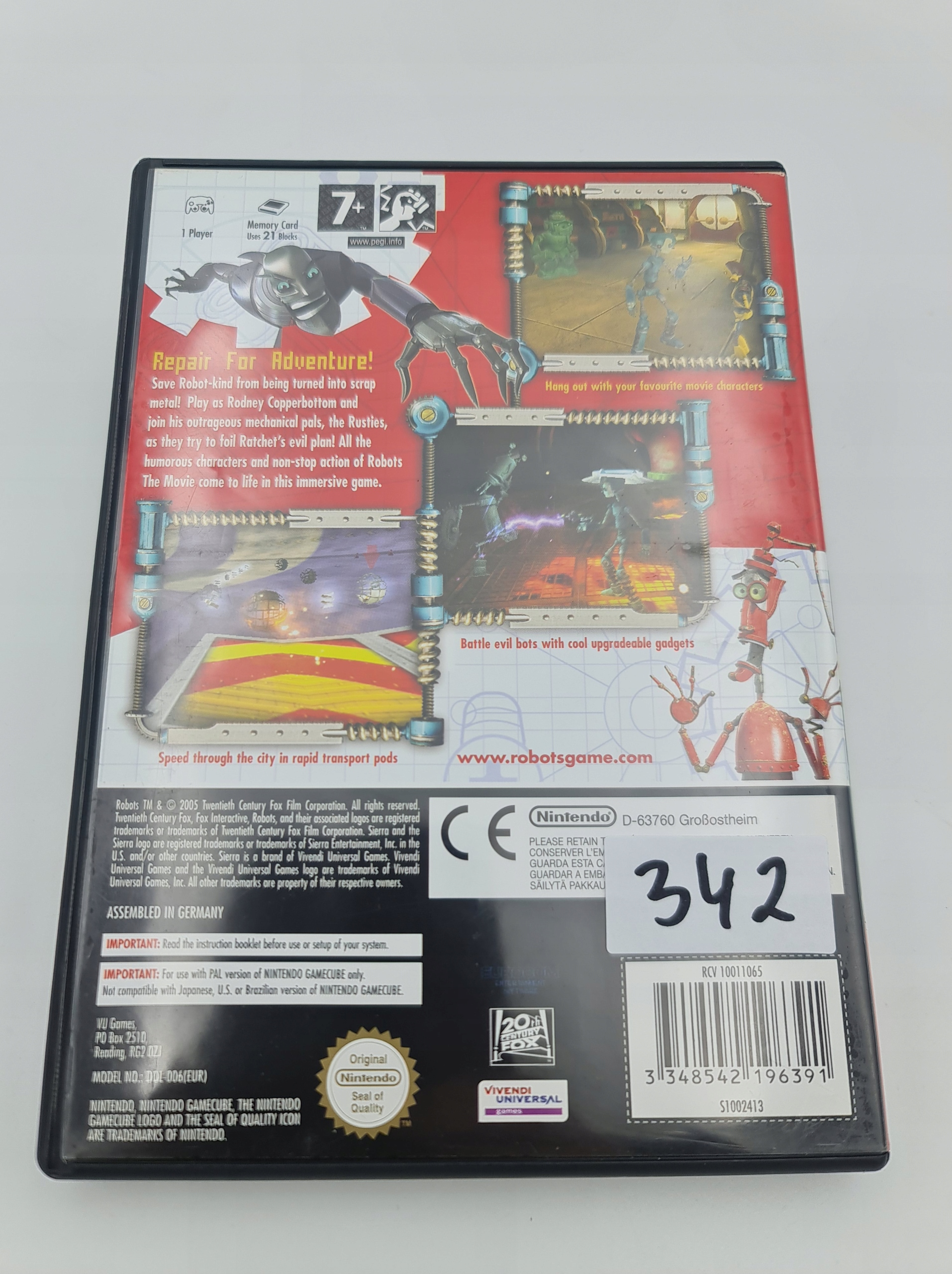 NINTENDO GAMECUBE ROBOTS Producent Nintendo