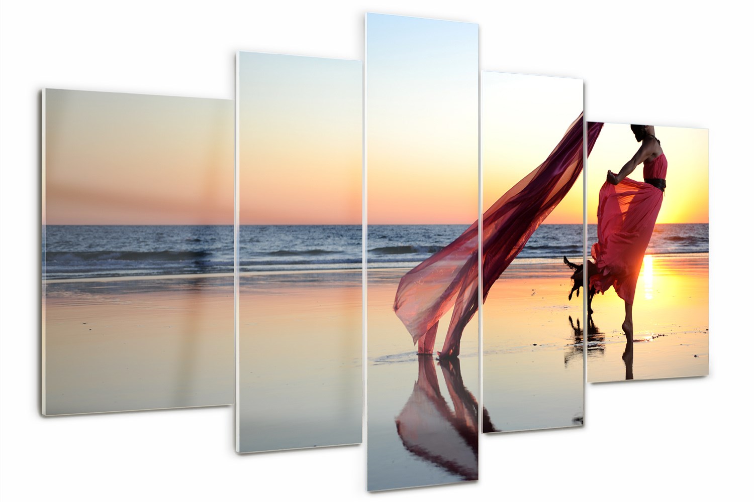 

Obraz szklany tryptyk Tańcząca kobieta 170x100cm