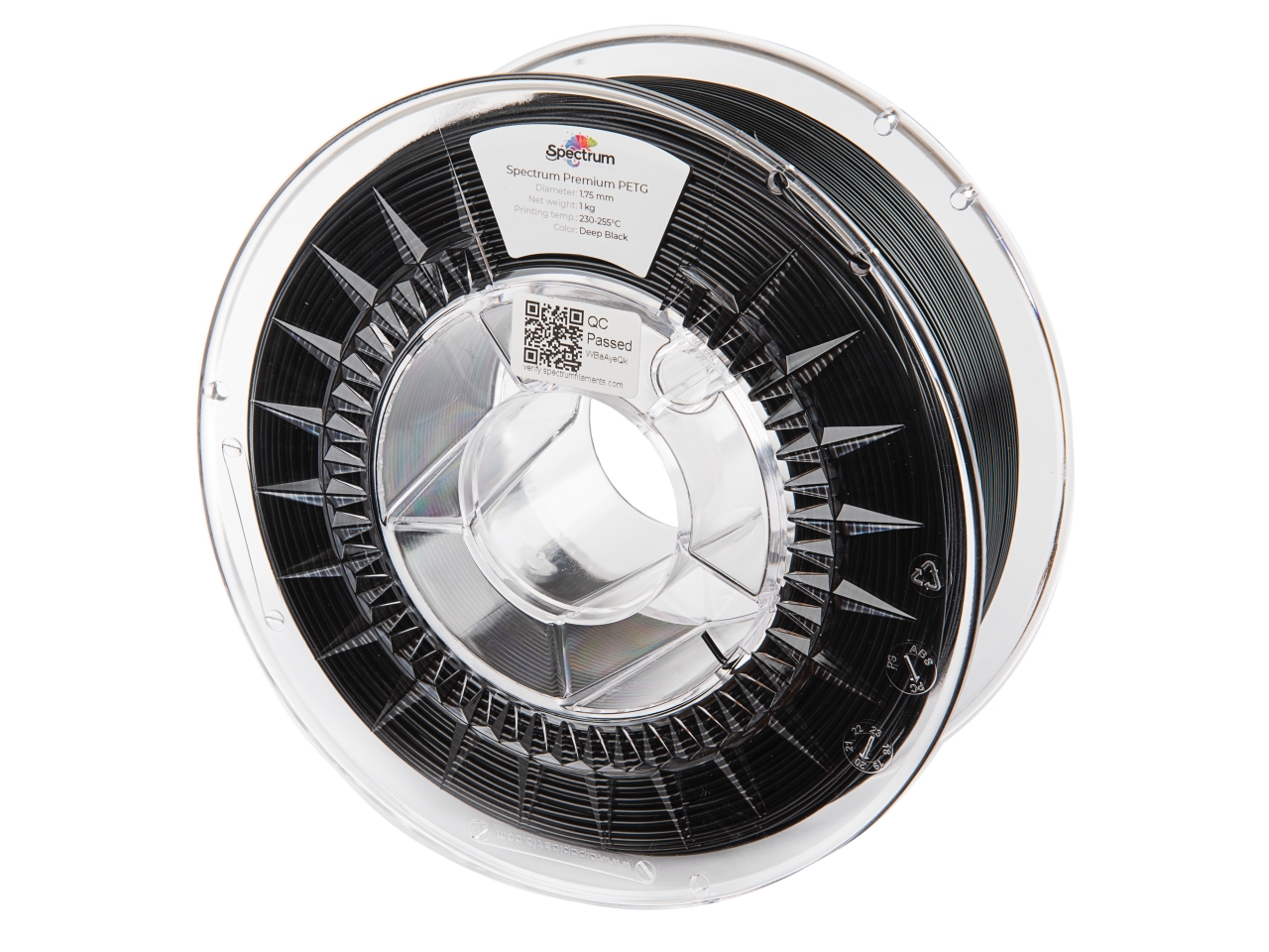 

Filament Spectrum Petg Deep Black Czarny 1,75 1kg