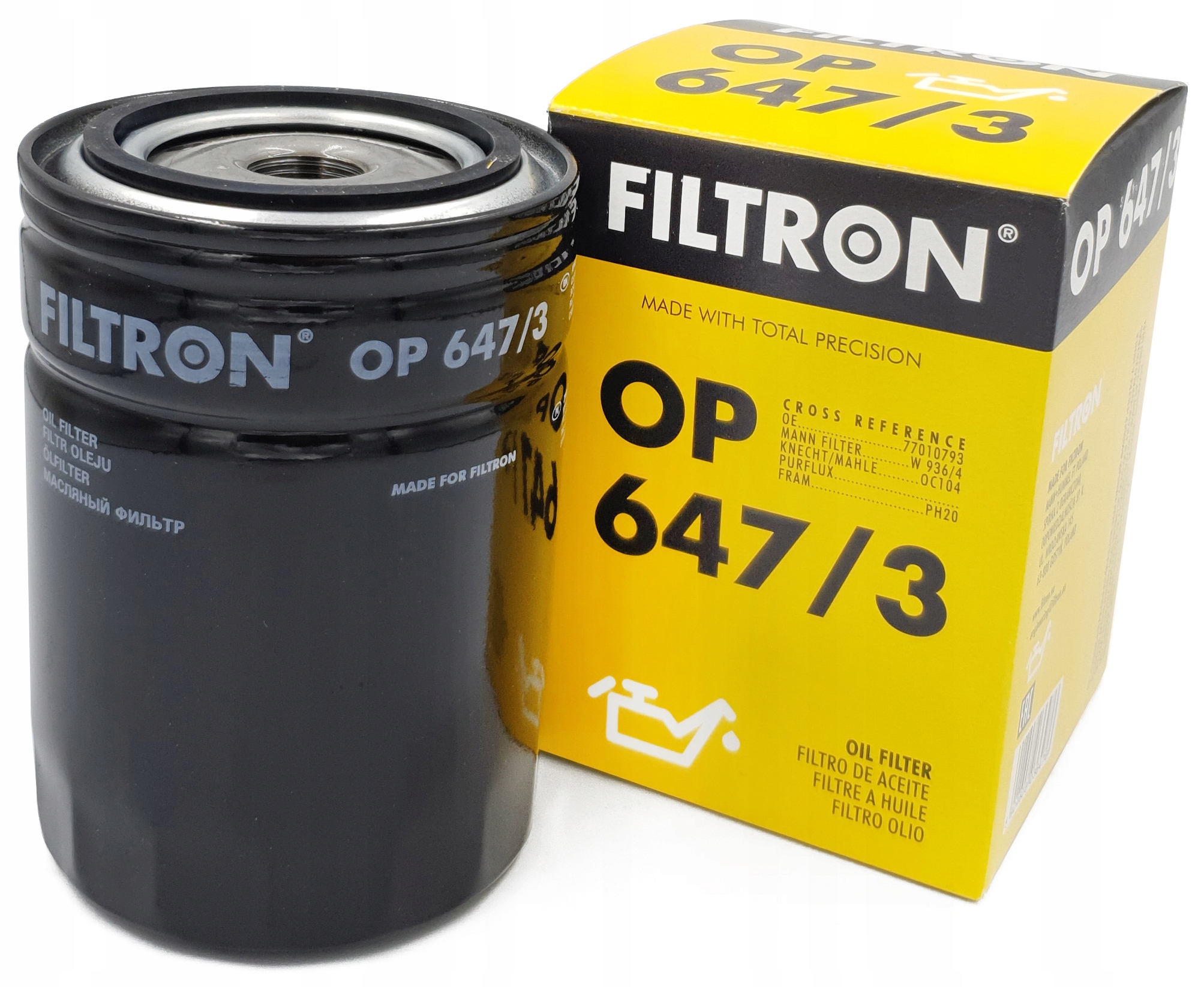 

Filtron filtr oleju OP647/3 Op 647/3