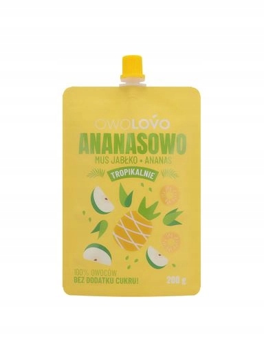 Levně 10 x Owolovo Jablko-ananasová pěna 200 g