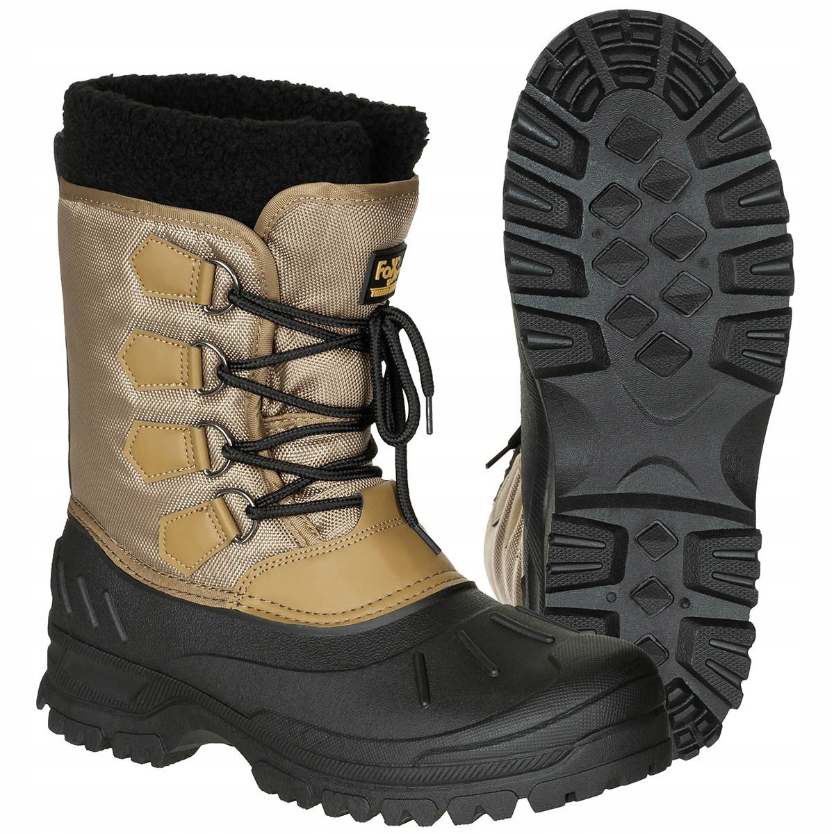Zimní boty Fox Outdoor, khaki-černé, velikost 42