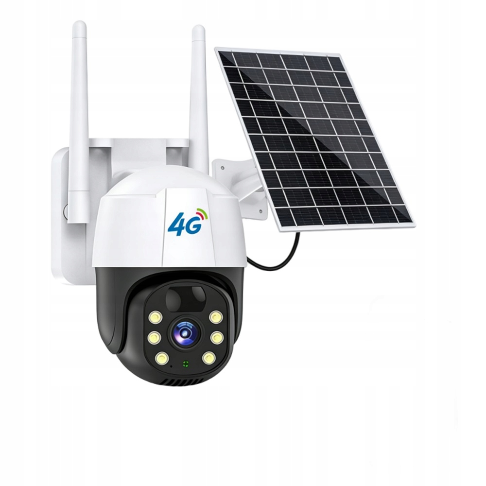 Venkovní Ptz kamera Otočná solární Hd 3MP Sim karta 4G Lte