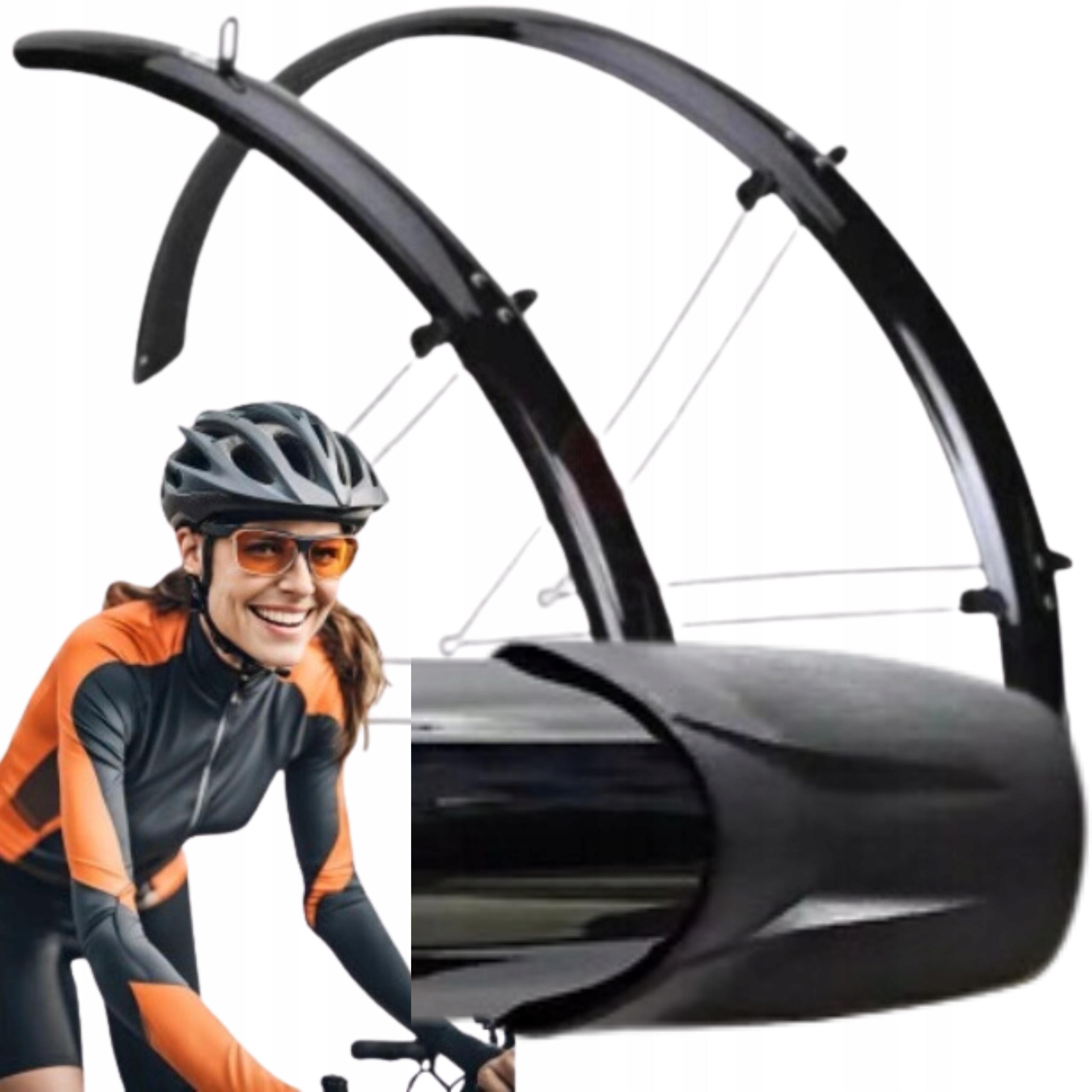 Błotniki Rowerowe Orion Italy 26''x53mm Chlapacz Nowy Model 2024 Solidne