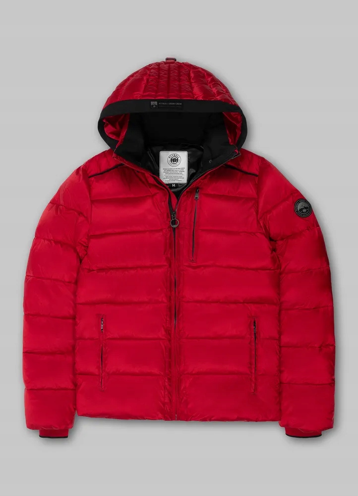 Pánská Zimní bunda s odnímatelnou kapucí Pitbull Barles zateplená S