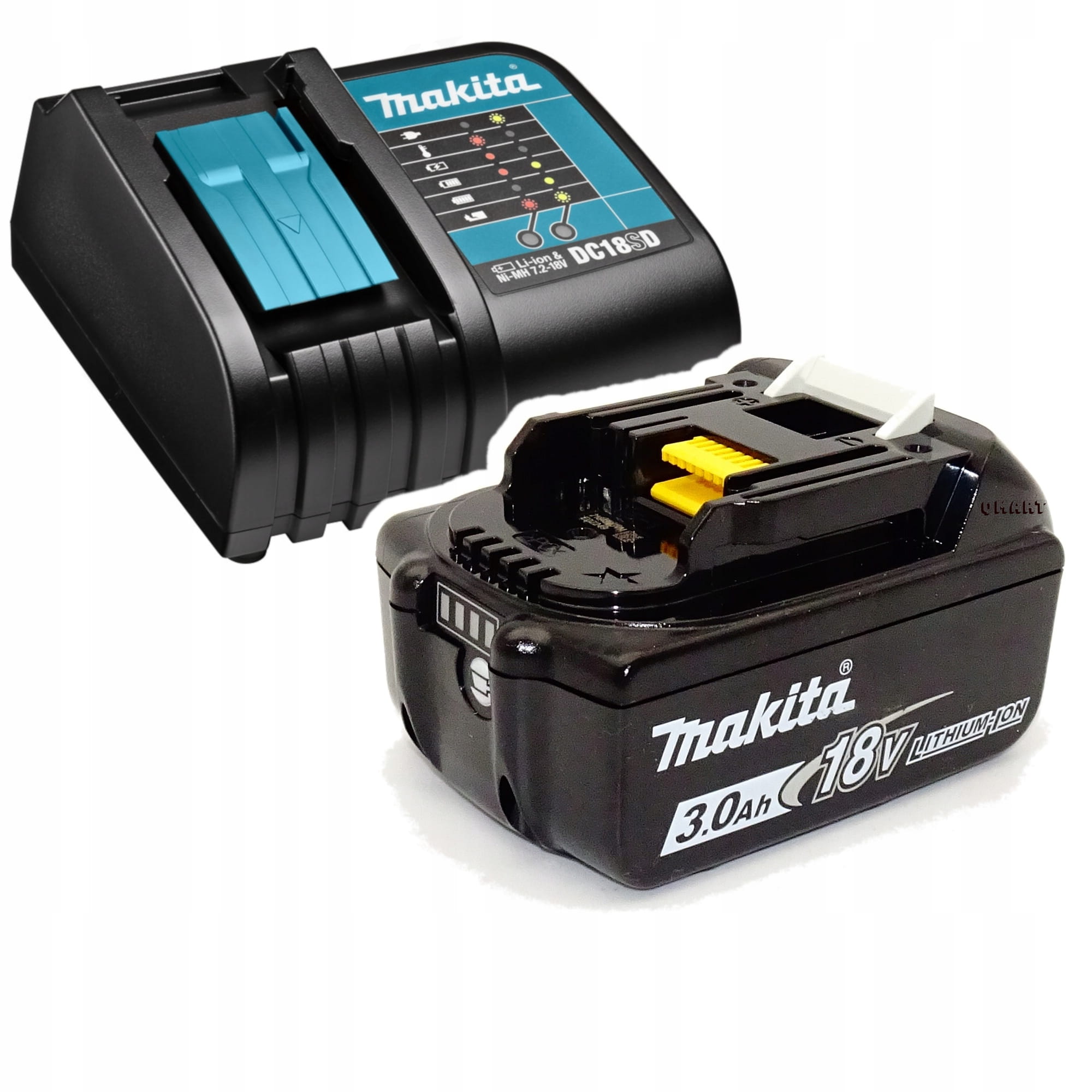 Zestaw Zasilający Makita DC18SD Ładowarka 1x Akumulator BL1830B 3ah 18V Lxt