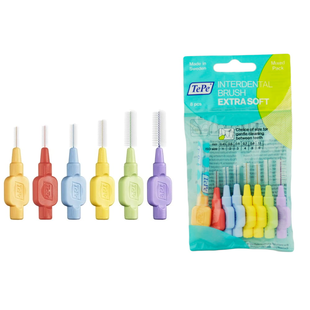 

Tepe Extra Soft Szczoteczki Międzyzębowe MIX 8 szt