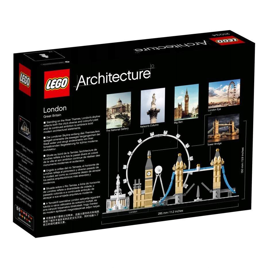LEGO ARCHITECTURE Londyn 21034 Marka LEGO