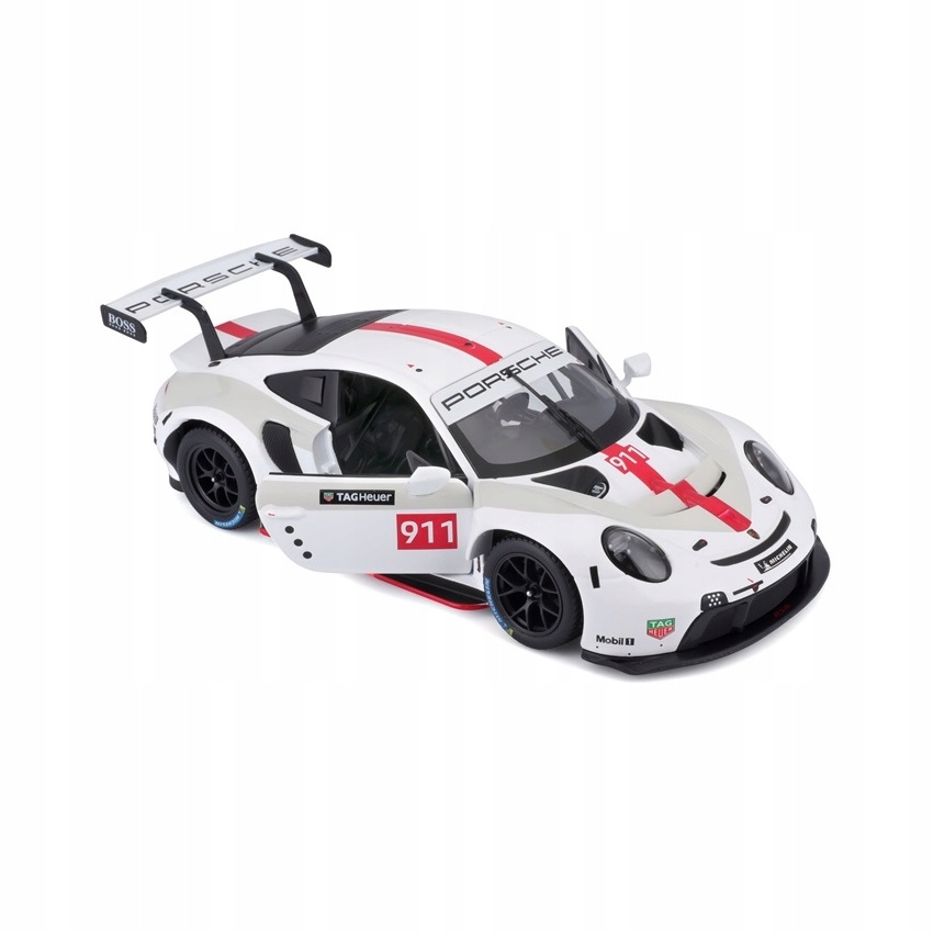 Porsche 911 RSR GT 1:24 model Bburago 18-28013 Płeć chłopcy dziewczynki