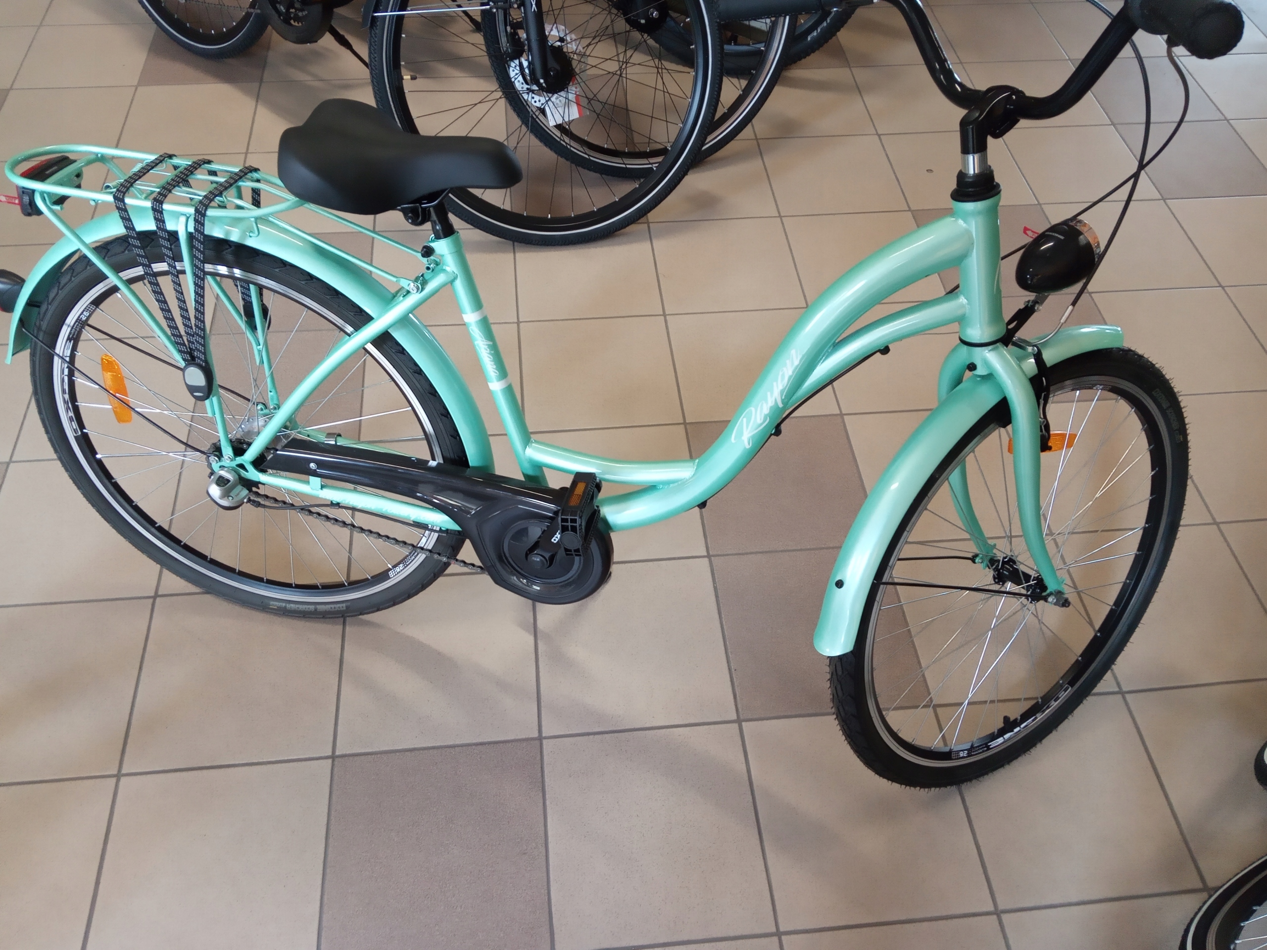 Rower Rayon Ariana 3bieg rama 17,5cala 26 pistacja