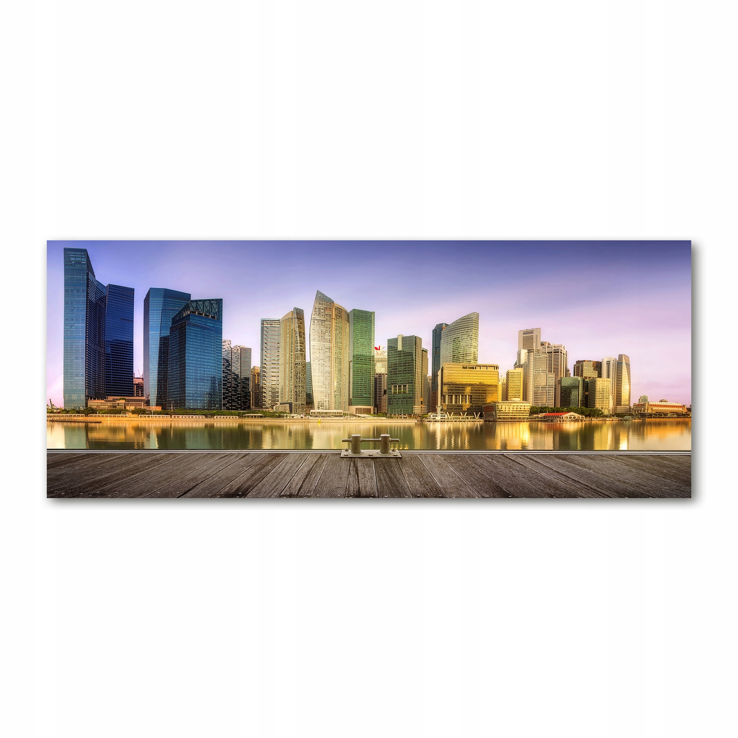 

Foto obraz na szkle akrylowym Singapur 125x50 cm