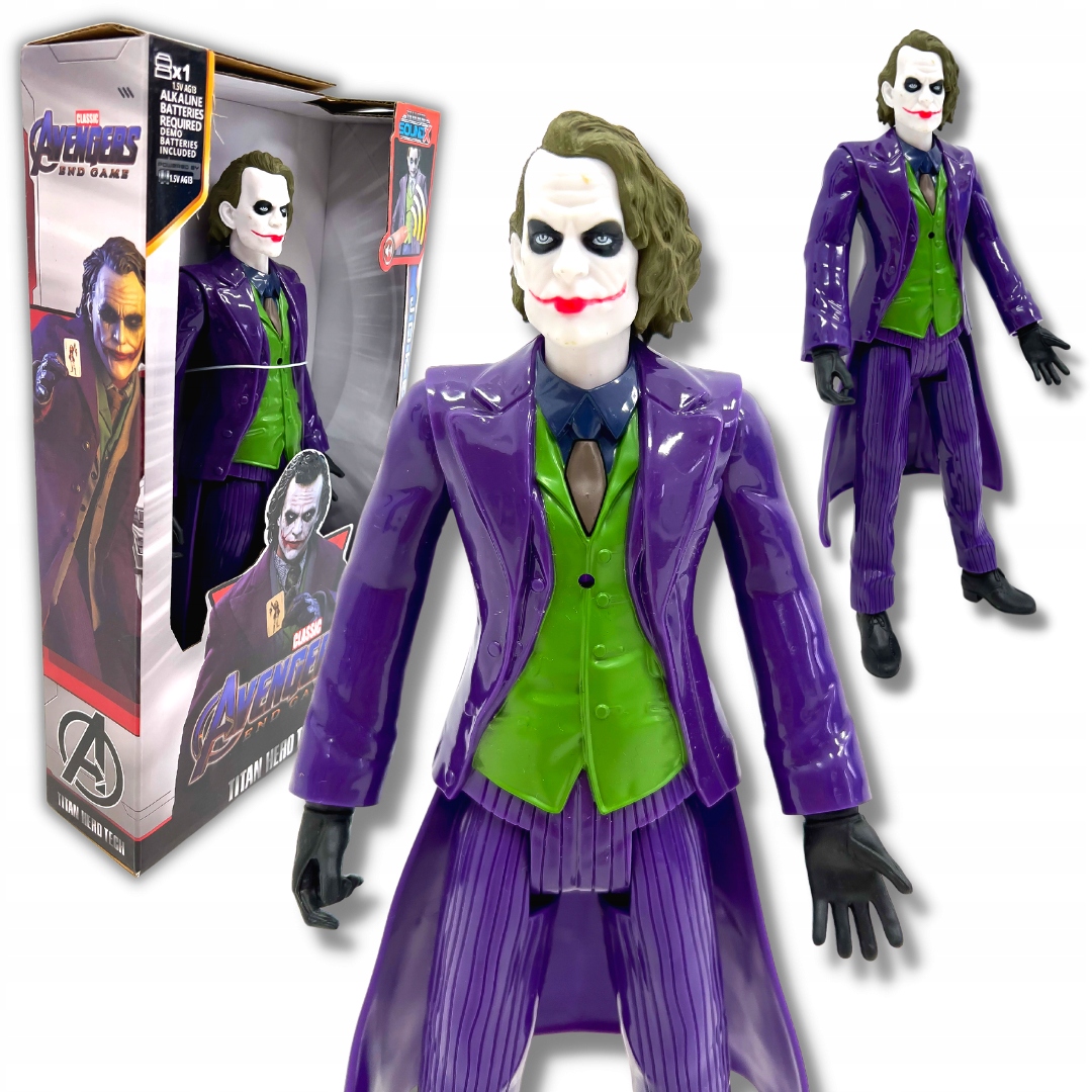 JOKER XXL FIGURKA 30cm LED DŹWIĘK AVENGERS MARVEL