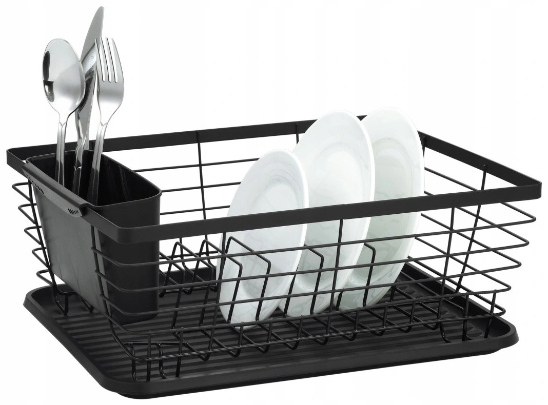 

Suszarka Do Naczyń ociekacz Czarna prostokątna