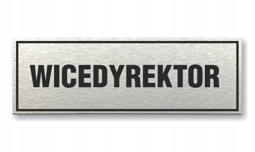 Tabliczka z taśmą OPA-49 - WICEDYREKTOR