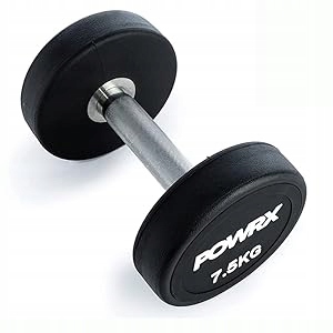 powrx hantla hantel zeliwna gumowana 30 kg okragla Stała