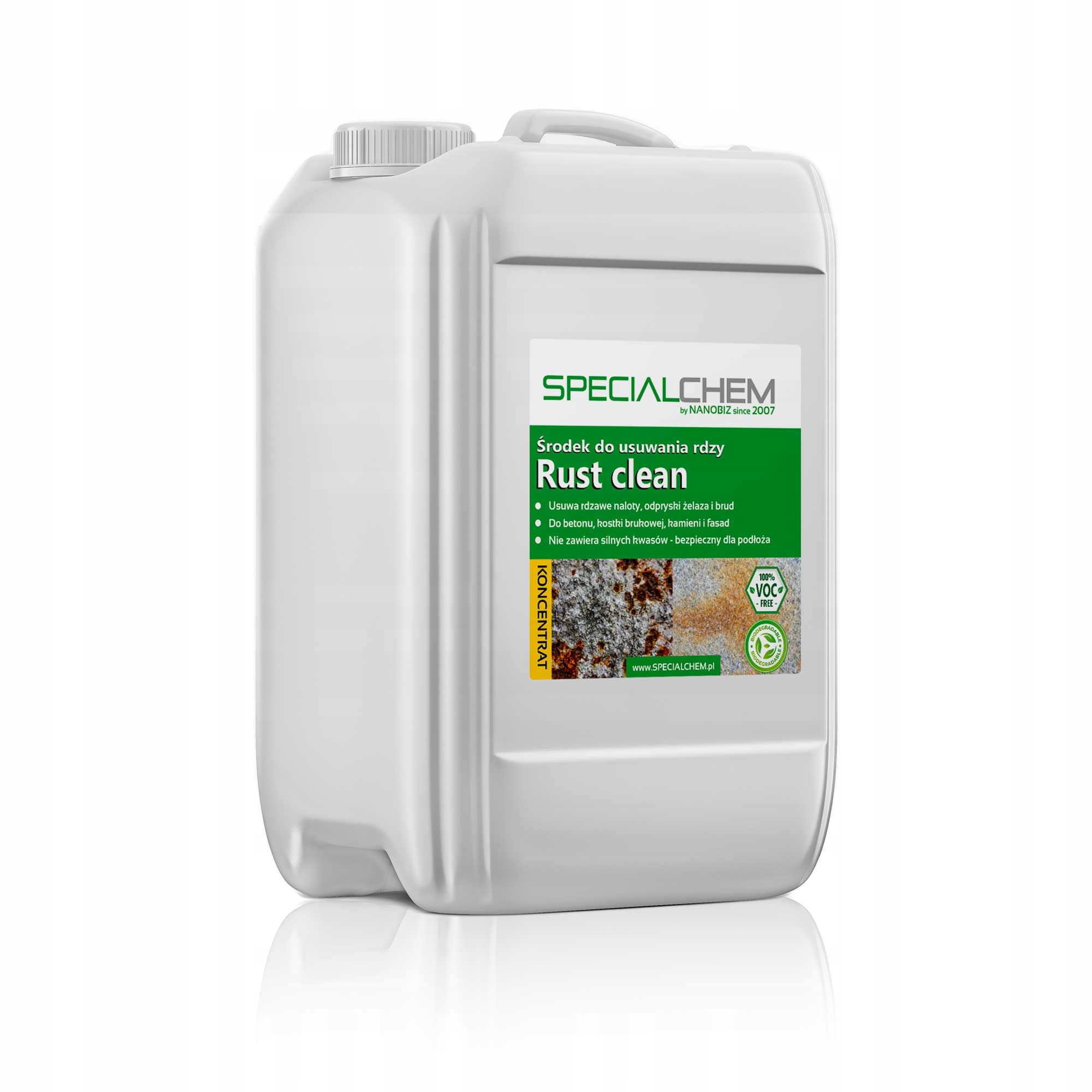 Specialchem Rust clean odstraňovač rzi 20 l bezpečný bez kyselin