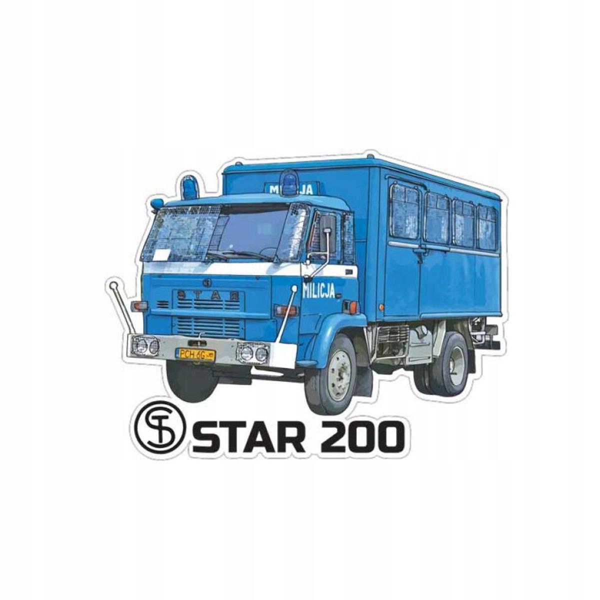 

magnes na lodówkę samochód auto Star 200 Mo