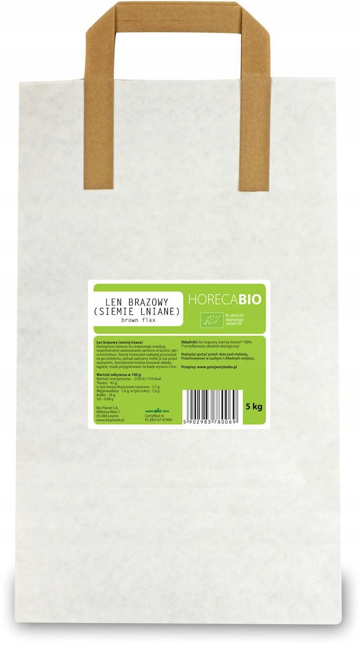 Levně Len hnědý (lněné semínko) Bio 5 kg Horeca (1)