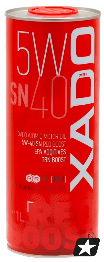 Xado Atomic Oil Red Boost Sn 5W40 1L