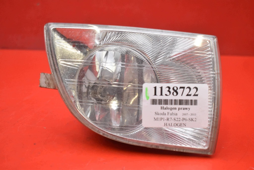 fog light right front front 5J0941700 SKODA FABIA 2 II 5J 07-10